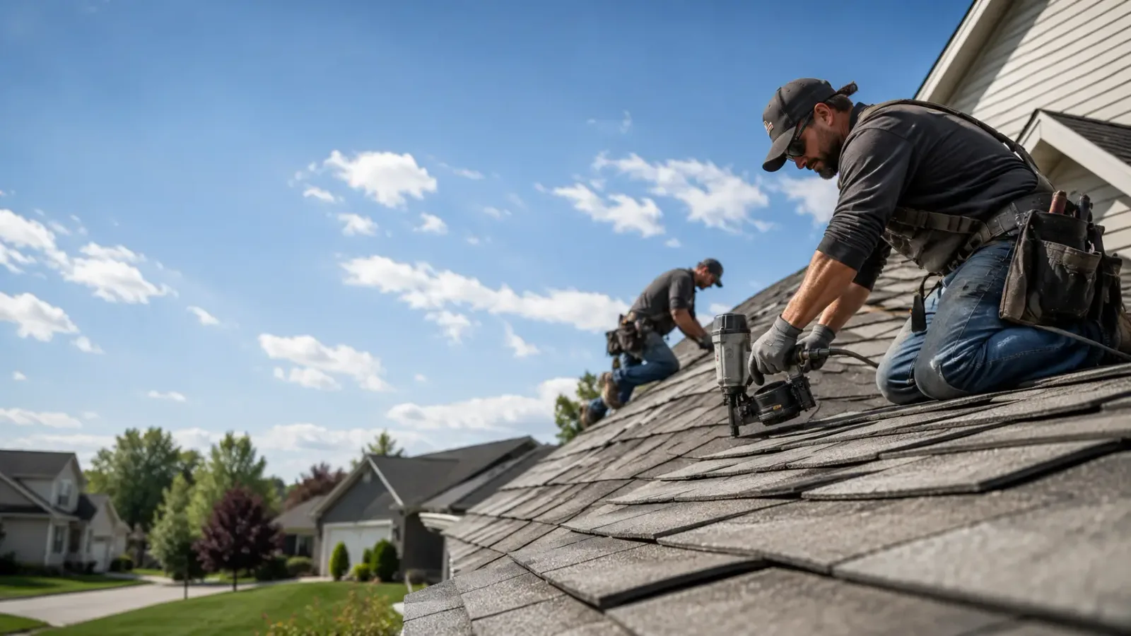 Storm Damage Roof Repair in Bunch, OK near me